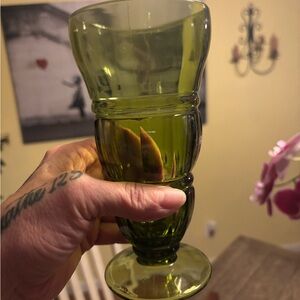 Indiana #306 Green Sundae glasses